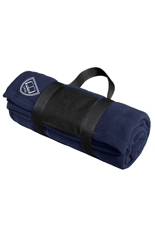 Fleece Blanket with Carrying Strap