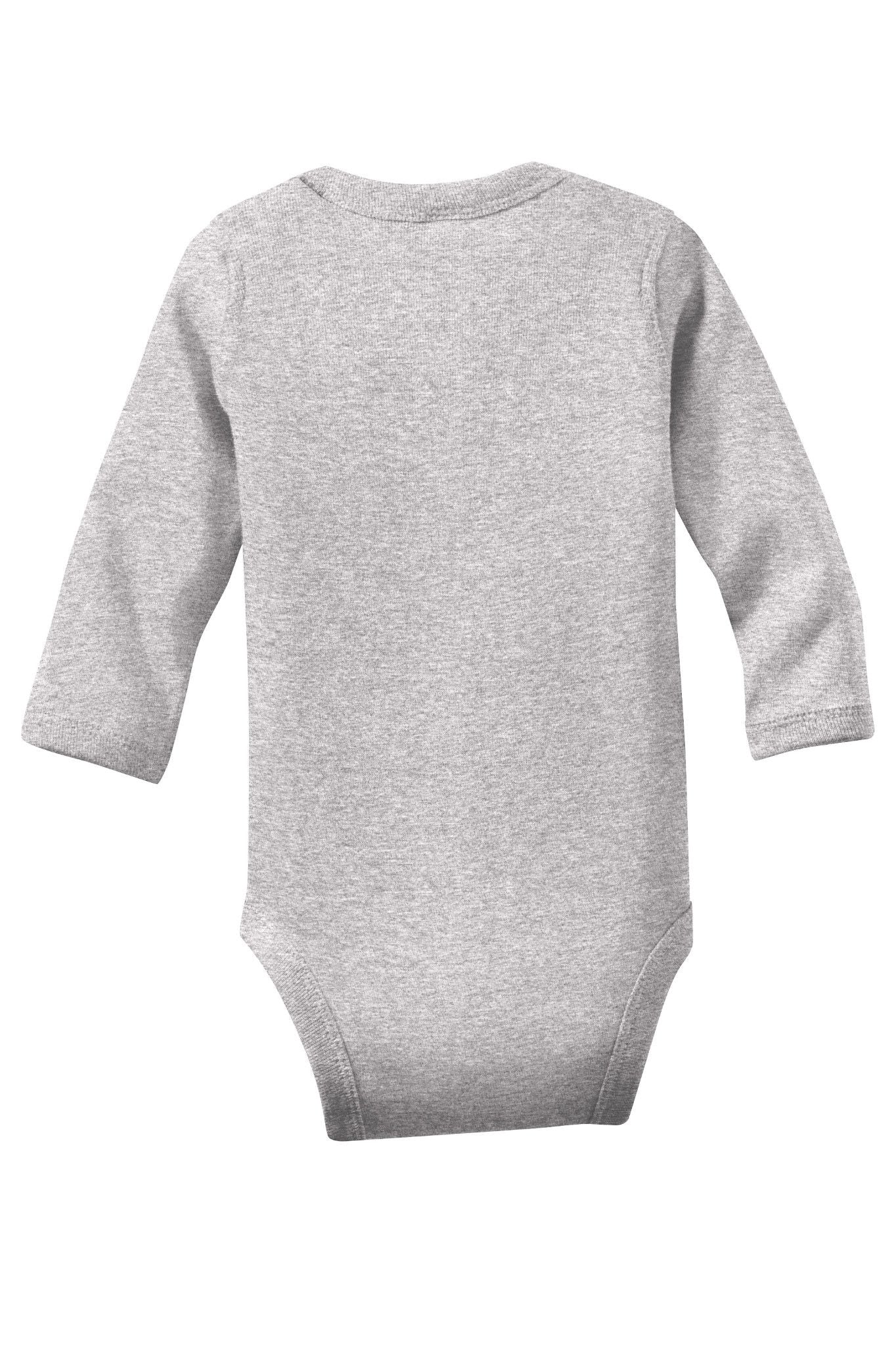 Rabbit Skins Infant Long Sleeve Baby Rib Bodysuit