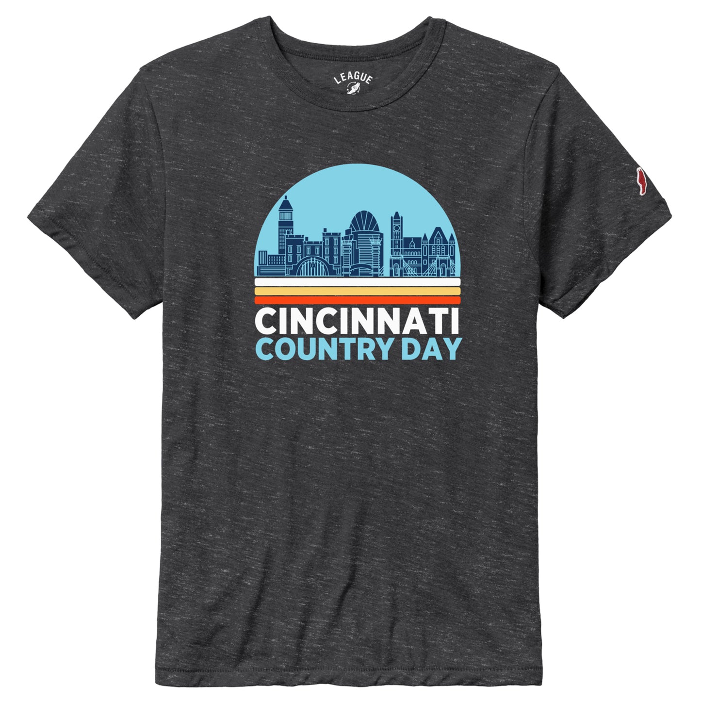 League Victory Falls Tri-Blend Tee - Slate