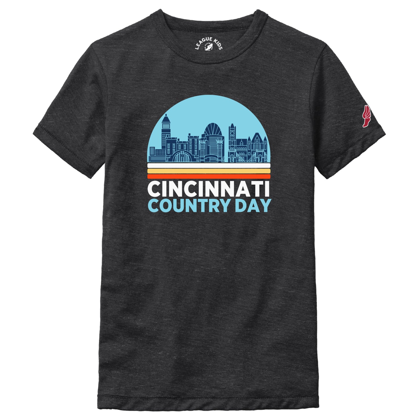 Youth League Victory Falls Tri-Blend Tee - Slate