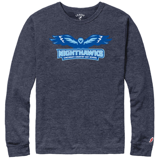 League Victory Falls Tri-Blend Long Sleeve Tee - Nighthawks